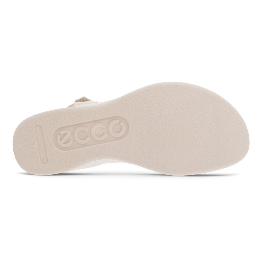 ECCO Womens Sandals Beige - Flowt Lx Wedge - BLO-190286